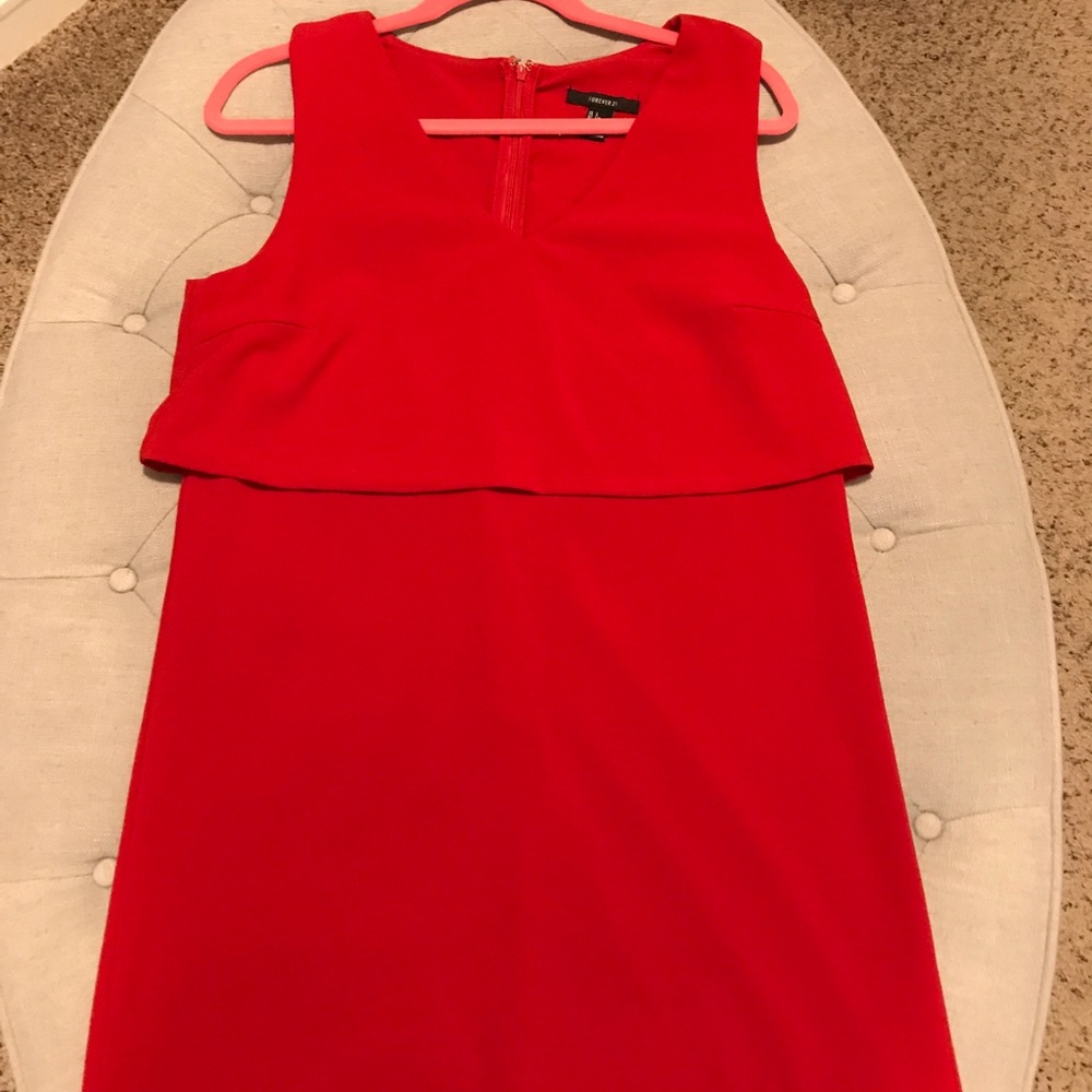 Red dress